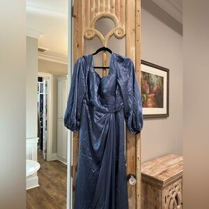 Beautiful Long Sleeve Blue Dress